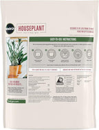 Miracle-Gro Houseplant Potting Mix - Fertilized Soil, Designed to be Less Prone to Gnats, 4 qt. (2-Pack)