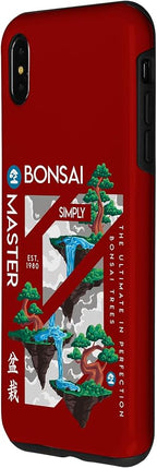 iPhone XS Max Zen Bonsai Tree Niwaki Japanese Garden Art Botanists Case