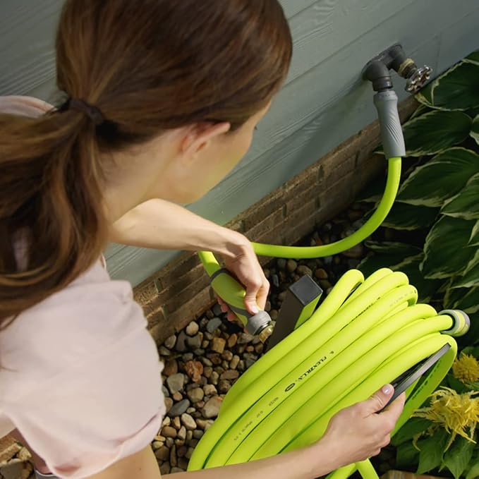 Flexzilla Garden Hose with SwivelGrip, 5/8 in. x 25 ft., Lightweight All-Weather Water Hose, Durable and Flexible, Leak-Free Connections
