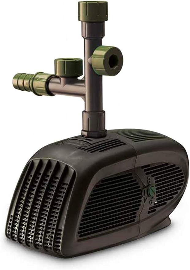 Pennington Aquagarden , Universal 850 All in One Submersible Pond & Water Pump, Suitable for Fountains, Filters, Waterfalls, Hydroponics & Aquaponics , For Ponds up to 300 Gallons, 850- standard pond
