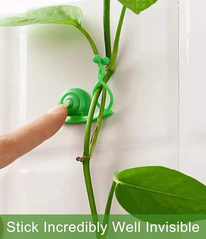 50PCS Plant Wall Clips: Vine Climbing Self-Adhesive Invisible Fixing Hook for Wall & Garden Decoration