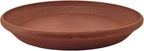 PSW Pot Collection AP30TC 12-inch Plastic/Stone/Wood Composite Plant Saucer Drip Tray – No Drainage Hole (Drillable), Reusable Indoor/Outer Water Tray, Terra Cotta Color