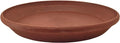 PSW Pot Collection AP35TC 14-inch Plastic/Stone/Wood Composite Plant Saucer Drip Tray – No Drainage Hole (Drillable), Indoor/Outer Water Tray, Terra Cotta Color
