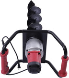 DYRABREST Post Hole Digger Electric 1500W Digging Dril for setting of fence posts, trees, shrubs
