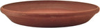 PSW Pot Collection AP25TC 10-inch Plastic/Stone/Wood Composite Plant Saucer Drip Tray – No Drainage Hole (Drillable), Indoor/Outer Water Tray, Terra Cotta Color