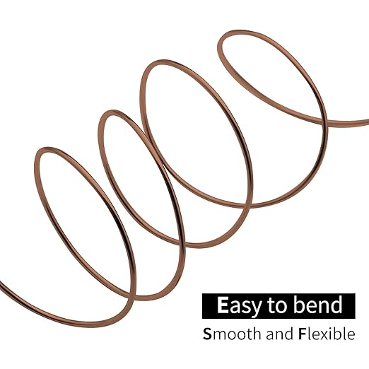 Bronze-5.0mm/4gauge-Anodized Aluminum Bonsai Training Wire 250g Large Roll,Many Size to Choose,KSVZS Bendable Metal Wire for Crafts,Sculpting,Armature and Daily Use,Necessities for Family