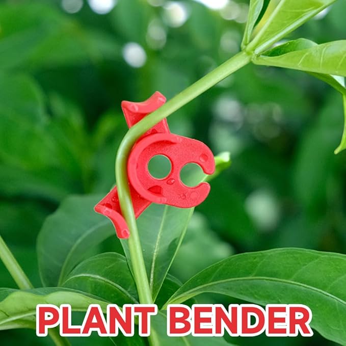 60PCS Plant Training Clips, 90 Degrees Bud Trainer Clips Low Stress Training Clips Bud Bender for Plant Gardening (Red+Green)
