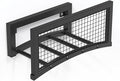 Garden Hose Holder Wall Mount, Heavy Duty Metal Water Hose Rack for Outside, Holds Up to 150FT, Storage Organizer, Easy Install, Black