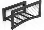 Garden Hose Holder Wall Mount, Heavy Duty Metal Water Hose Rack for Outside, Holds Up to 150FT, Storage Organizer, Easy Install, Black