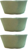 SMART POT NoCoco Liner Fabric Hanging Basket Liner 3 Pack (16 inch, Forest Green)