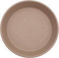 The HC Companies Flower Pot Saucers - Plastic Plant Saucer for Outdoors & Indoors - Traditional Design Plant Pot Trays for Water Drainage - Durable & Stylish Round Plant Tray (6-inch Sandstone)