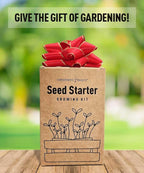 8 Herb Seed Starter Kit – Grow a Variety of Fresh Culinary Herbs – Non-GMO Heirloom Seeds, Complete Indoor & Outdoor Grow Kit, Perfect for Home Gardens & Cooking