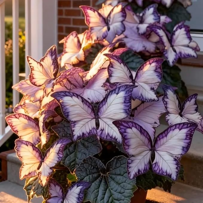 150 Butterfly Leaf Geranium Seeds for Planting, Rare Ornamental Foliage Flower Seeds, Perennial Garden Plants for Indoor and Outdoor Landscaping, Decorative Potted Flower Seeds