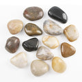 10lbs 2-3 Inch River Rocks, Decorative Mixed Pebbles for Garden Landscaping, Indoor Plants, Fish Tanks, Vases, and Succulents – Ideal for Home Decoration and Outdoor Gardens (Mixed, Weight: 10 LB)