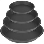 8 Pcs Plastic Plant Saucer 6 8 10 12 inch Assorted Sizes, Thick Multi Size Pack Plant Tray for Pots Indoors Potted Plant Water Catcher Tray Flower Planter Base Drainage Drip Dish Plate Outdoor