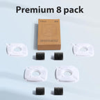 Veken Cat Water Fountain Filter, Classic 4 Pack Replacement Filters & 4 Pack Replacement Pre-Filter Sponges for 50oz, 84oz, 95oz or 108oz Automatic Pet Fountain Dog Water Dispenser