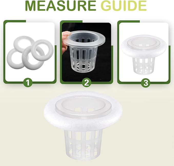 4 PCS Floating Aquarium Plant Holder, Plastic Fish Tank Basket with Foam Rings, Aquatic Pot for Fish Tank Aquaponic Plant Cultivation and Aquascape Decorations