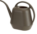 Fasmov Plastic Watering Can, 1-Gallon, Deep Gray