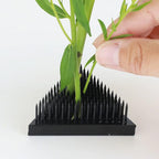Wazakura Japanese Black Triangle Ikebana Kenzan Flower Holder 2 in (53 mm), Made in Japan Floral Arranging Pin Frog Tool - Black Triangle Kenzan 2" (53mm)
