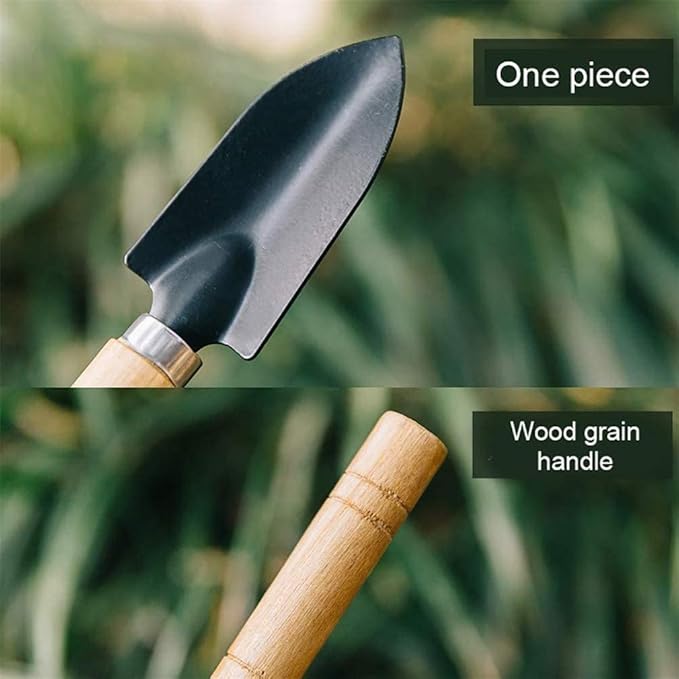 3PCS Mini Garden Tools Sets Durable Gardening Hand Tool Ergonomic & Rust Resistant for Women Kid Men Gardener