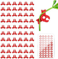 60PCS Plant Training Clips, 90 Degrees Bud Trainer Clips Low Stress Training Clips Bud Bender for Plant Gardening (Red)