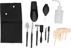 TOPINCN 18pcs Plant Tools Set Stainless Steel Gardening Tools with Lightweight Handle for Planting Transplanting Watering s Indoor Plants