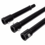 XtremepowerUS 3 Pieces Auger Extension Drill Bits (8", 12", 20" Length) Extension Earth Ice Auger Extension Set Post Hole Digger Replacement Compatible to 3/4" Shaft Post Hole Digger Replacement