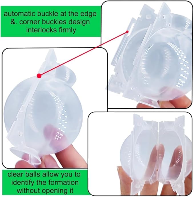 20 Pcs Air Layering Pods,Reusable Air Layering Propagation Kit Grafting Tool Plant Root Growing Box for Fast Propagation Plant Rooting Ball Grafting Kit Plant Propagation Ball Tree Grafting Supplies