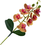 Fake Flowers, Elegant Realistic Design, PP, Orchid Decor Vase, Silk Bloom Arrangement, Long-Lasting, for Home, Bedroom, Bathroom, Living Room, Office