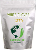 Earthwise White Dutch Clover Alternative Lawn Seed – Clover Seed, Low Maintenance, Nitrogen Fixing, Organic, Drought Tolerant, Pollinator Friendly, Pet Safe – Covers Up to 2,000 sq ft, 1 lb