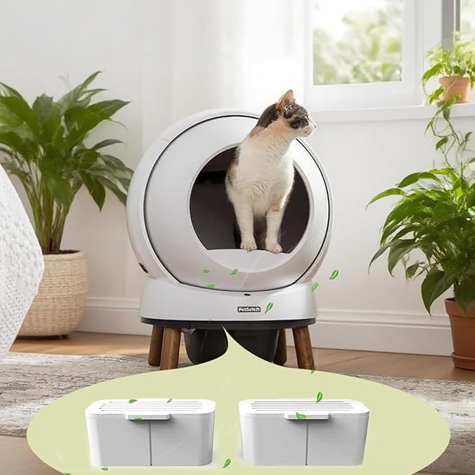 Deodorizer for PetSafe ScoopFree SmartSpin Self-Cleaning Cat Litter Box, Odor Control Compatible with HHOLOVE Self-Cleaning Cat Litter Box, Deodorizer Refill (4 Pack)