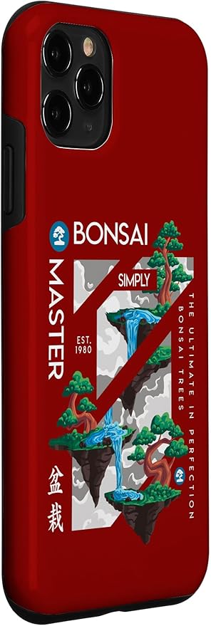 iPhone 11 Pro Zen Bonsai Tree Niwaki Japanese Garden Art Botanists Case
