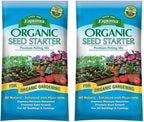 Espoma Organic Seed Starter Premium Potting Soil Mix - All Natural & Organic Seed Starting Mix with Mycorrhizae. for Organic Gardening, 16 qt, Pack of 2