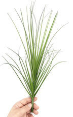 Fake Grass Green Plants Artificial Wheatgrass Shrubs Faux Onion Greenery Plastic Plant Wheat Grass Stems for Indoor Room Home Office Outdoor Decor Garden Porch Wedding Bundles DIY Decoration - 16 Pack
