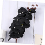 Artificial Phalaenopsis Orchid Flowers Lifelike Simulation Silk Floral Home Decoration Photography Props for Living Room and Wedding Décor