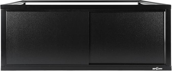 REPTI ZOO Deluxe Terrarium Stacker with Front Sliding Doors, Reptile Tank Stacker Suitable for Stacking 30" W and 12" D Terrariums, 30" W X 12" D X 10.5" H