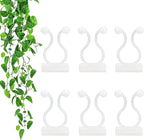 Plant Climbing Wall Fixture Clips,100Pcs Plant Fixer Self-Adhesive Hook,Garden Vegetable Plant Support Binding Clip Invisible Wall Vines,Fixture Wall Sticky Hook Fixing Clip Vines Holder (B-100 Pcs)