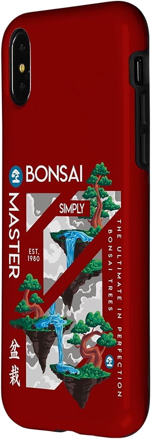 iPhone X/XS Zen Bonsai Tree Niwaki Japanese Garden Art Botanists Case