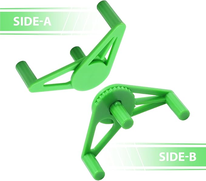 50 PCS Adjustable Plant Training Clips, Green Low Stress Support Clips for Stem Bending, Ideal for Grow Tents and Gardening