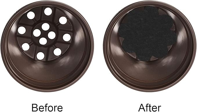 PATIKIL 3 Inch Plant Pot Hole Pad, 30 Pack Non-Woven Fabric Flower Shape Bonsai Bottom Soil Mat, Black