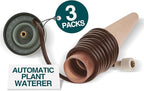 Blumat Classic Self-Watering Stakes - Prevents Overwatering and Underwatering for Healthy Growth While You are Away - Ideal for Indoor Plant Watering, 3 Pack, wo Adapter