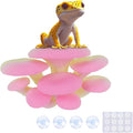 Westant Mushroom Decor for Reptile Tank, Fish Tank, Pet-Safe Bearded Dragon Tank Accessories, Realistic Terrarium Plants for Leopard Geckos, Frogs, Snakes (Rainbow Cluster Cap, Randomly Ship)