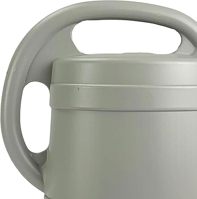 Standard Watering Can - Plant Watering Can - Small Plastic Garden Water Pot for Indoor Outdoor Plants Flowers by The HC Companies, 2 Gallon, Cool Gray