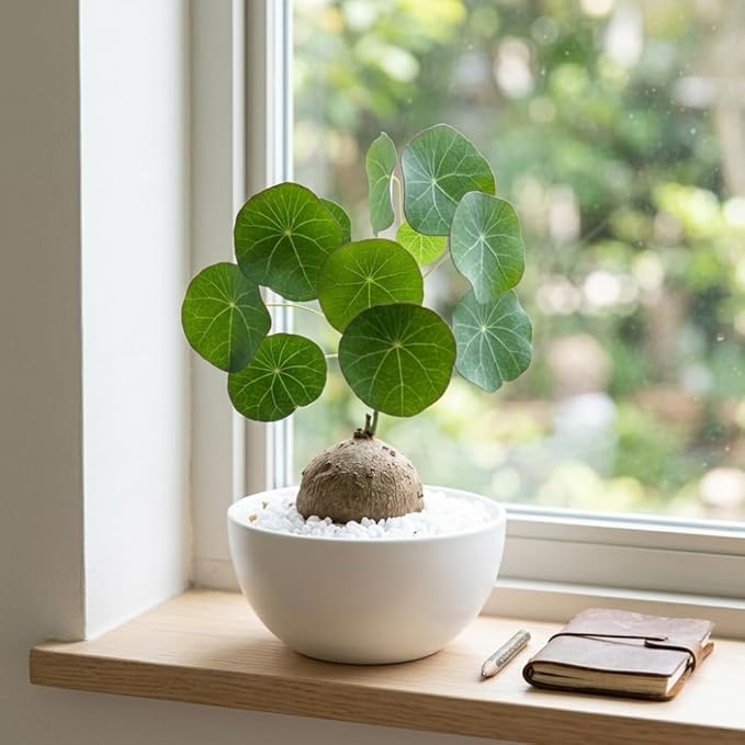 Stephania Cephalantha Live Plant in 2 – 2.5" Inch Pot | Stephania Erecta Plant Bulb | Low-Maintenance Indoor Greenery | Suitable for Desks, Shelves & Modern Décor | Great Botanical Gift