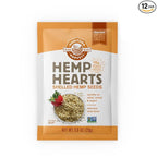 Manitoba Harvest Hemp Hearts, Shelled Hemp Seeds - 0.9oz, Pack of 12-10g Plant Protein & 12g Omega 3 & 6 per 30g serving - Easy to Digest with 9 Amino Acids - Gluten Free, Non-GMO Project Verified