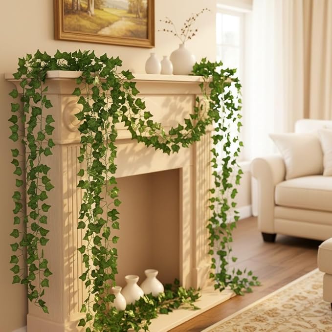 270 Feet 36 Pack Fake Vines for Room Decor, Artificial Ivy Greenery Garland Vine Leaves, for Bedroom, Garden Wall, Indoor Outdoor