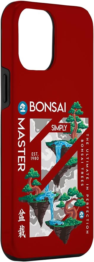 iPhone 12 Pro Max Zen Bonsai Tree Niwaki Japanese Garden Art Botanists Case
