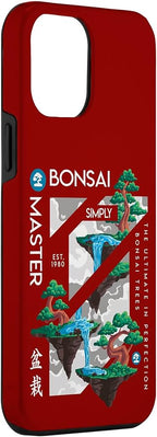 iPhone 15 Pro Max Zen Bonsai Tree Niwaki Japanese Garden Art Botanists Case