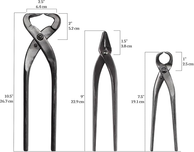 BambooMN Bonsai 3 Piece Trunk and Root Set - 30 Sets