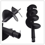 8Inch Auger Drill Bit, Planting Garden Planter Garden Drill Bit Post Hole Rapid Planter Compatible Auger Machine Head with 3/4In Shaft